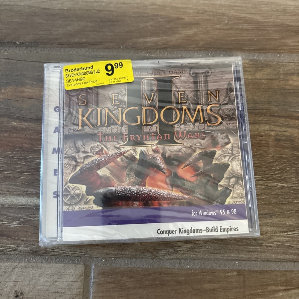 Seven Kingdoms II: The Fryhtan Wars (PC, 1999) New